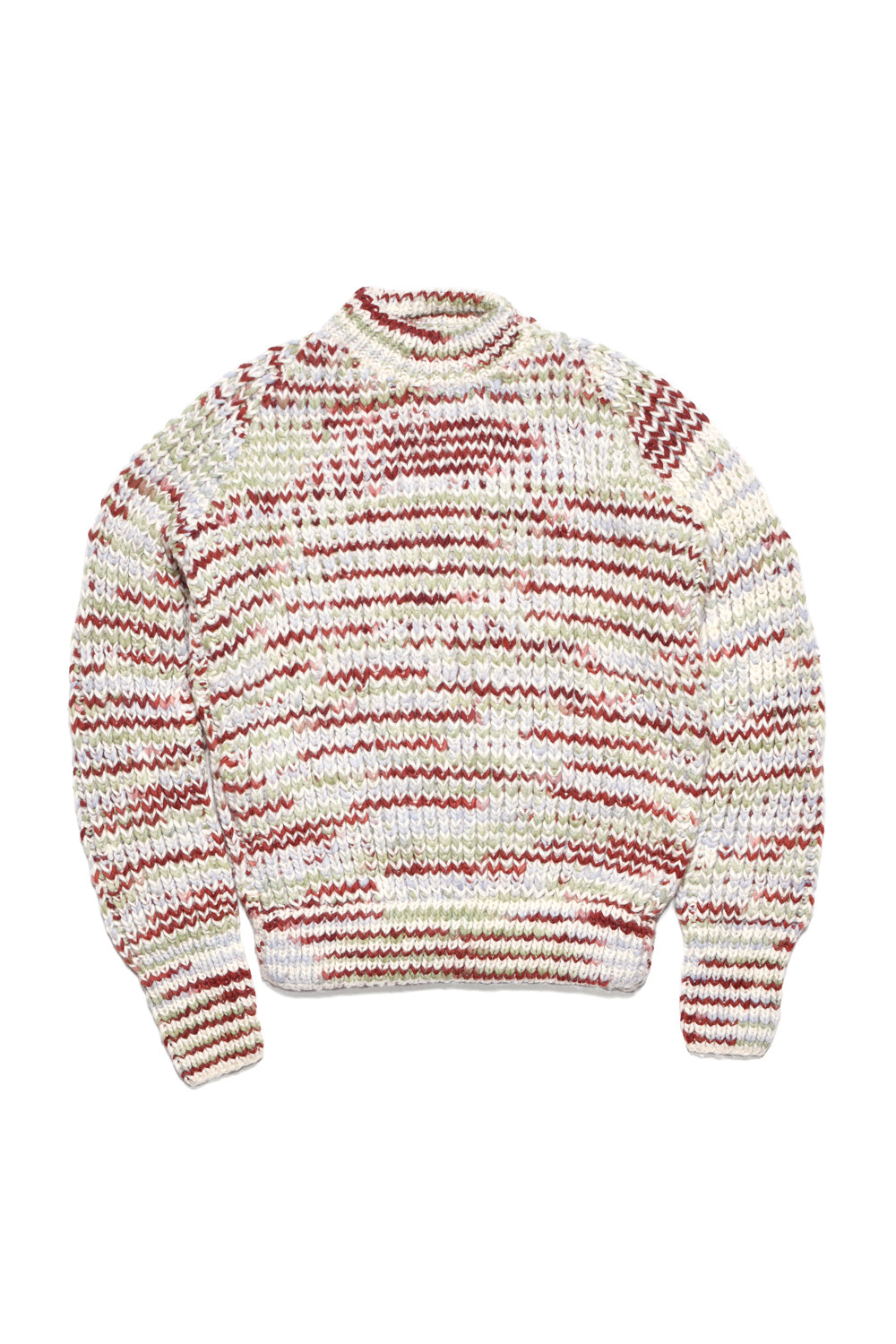 Mix Stripe Pullover - Ivory