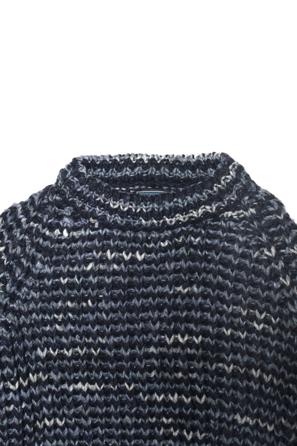 Mix Stripe Pullover - Navy