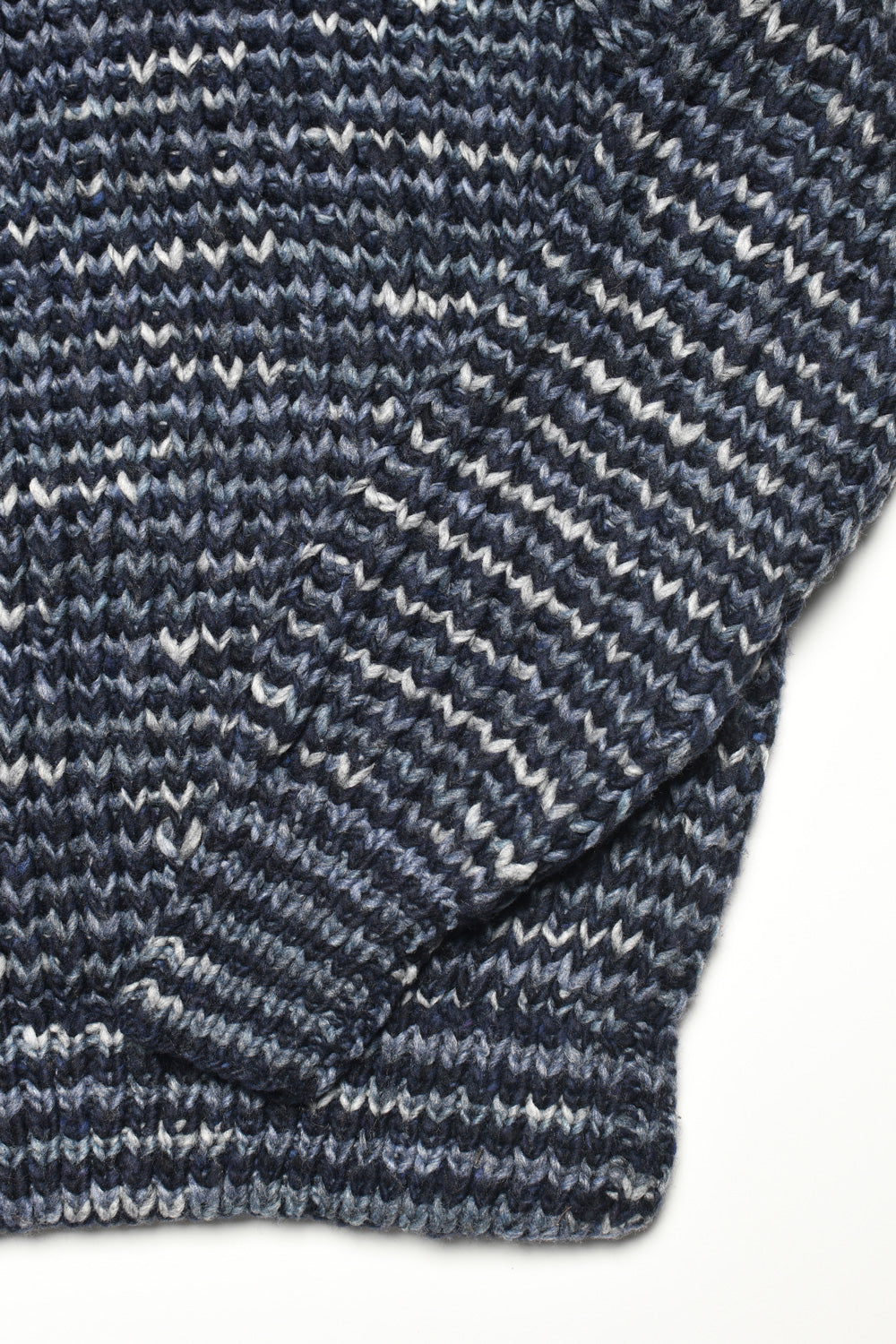 Mix Stripe Pullover - Navy