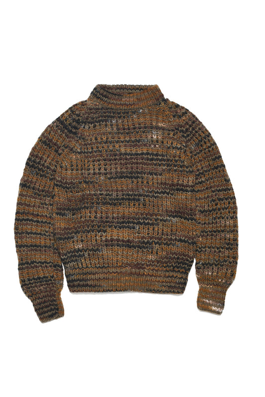 Mix Stripe Pullover - Dk. Olive