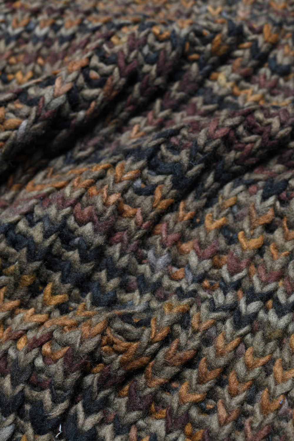 Mix Stripe Pullover - Dk. Olive