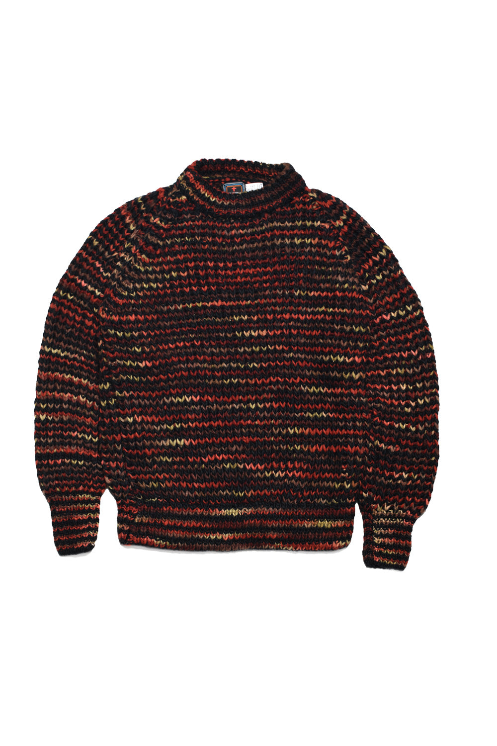 Mix Stripe Pullover - Black