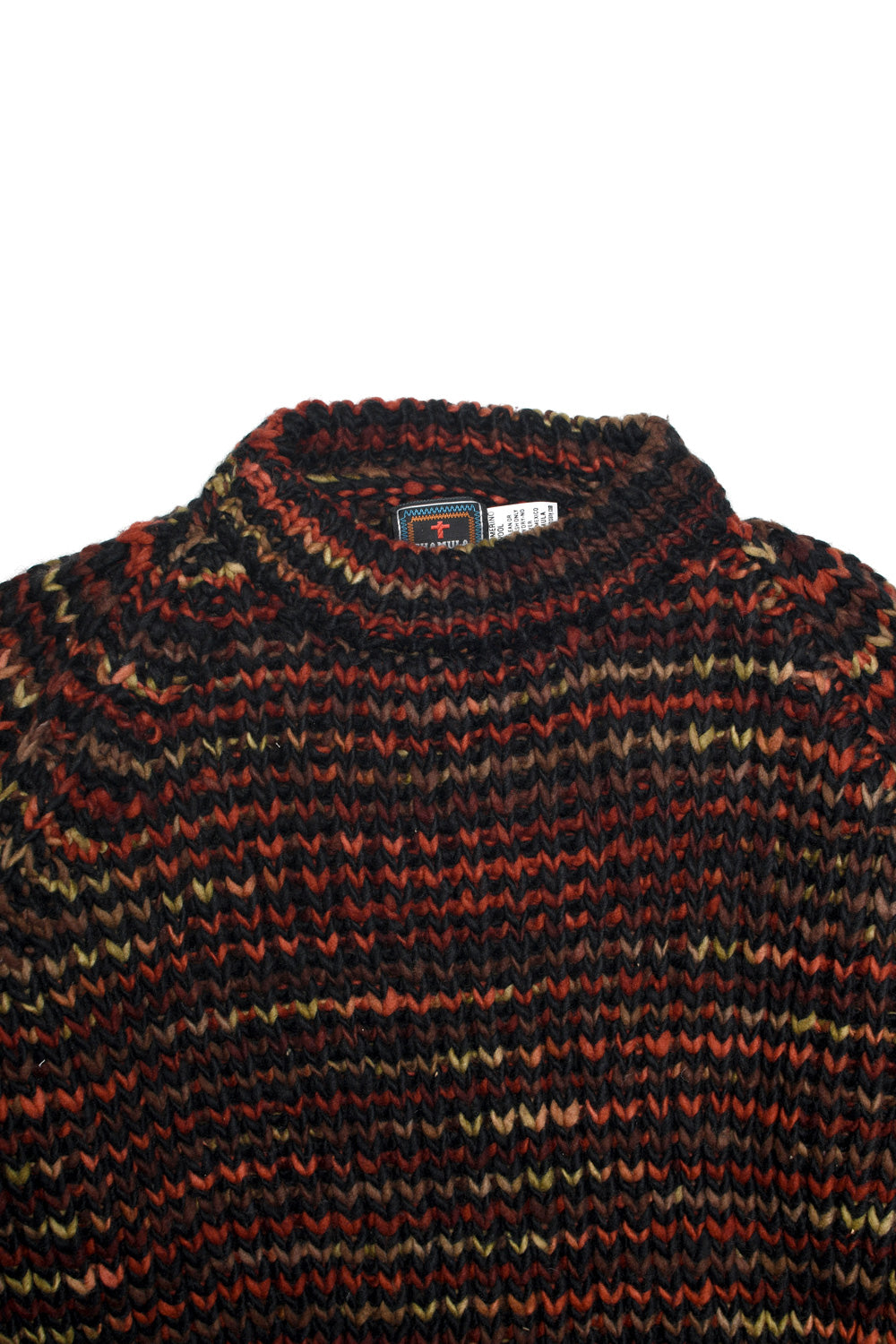 Mix Stripe Pullover - Black