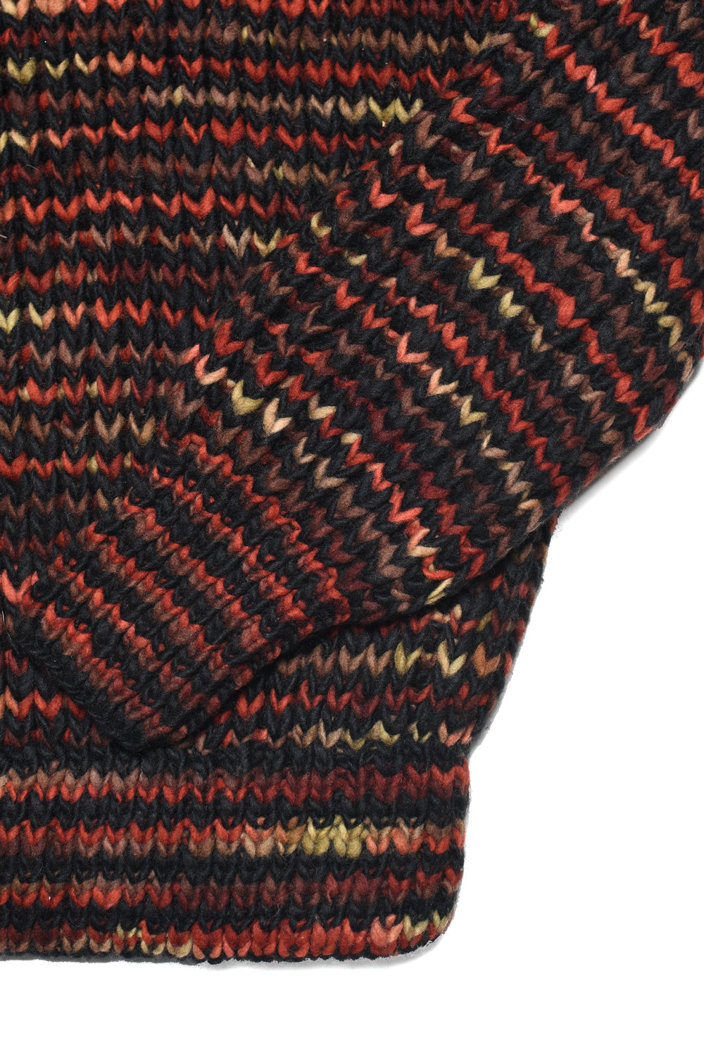 Mix Stripe Pullover - Black