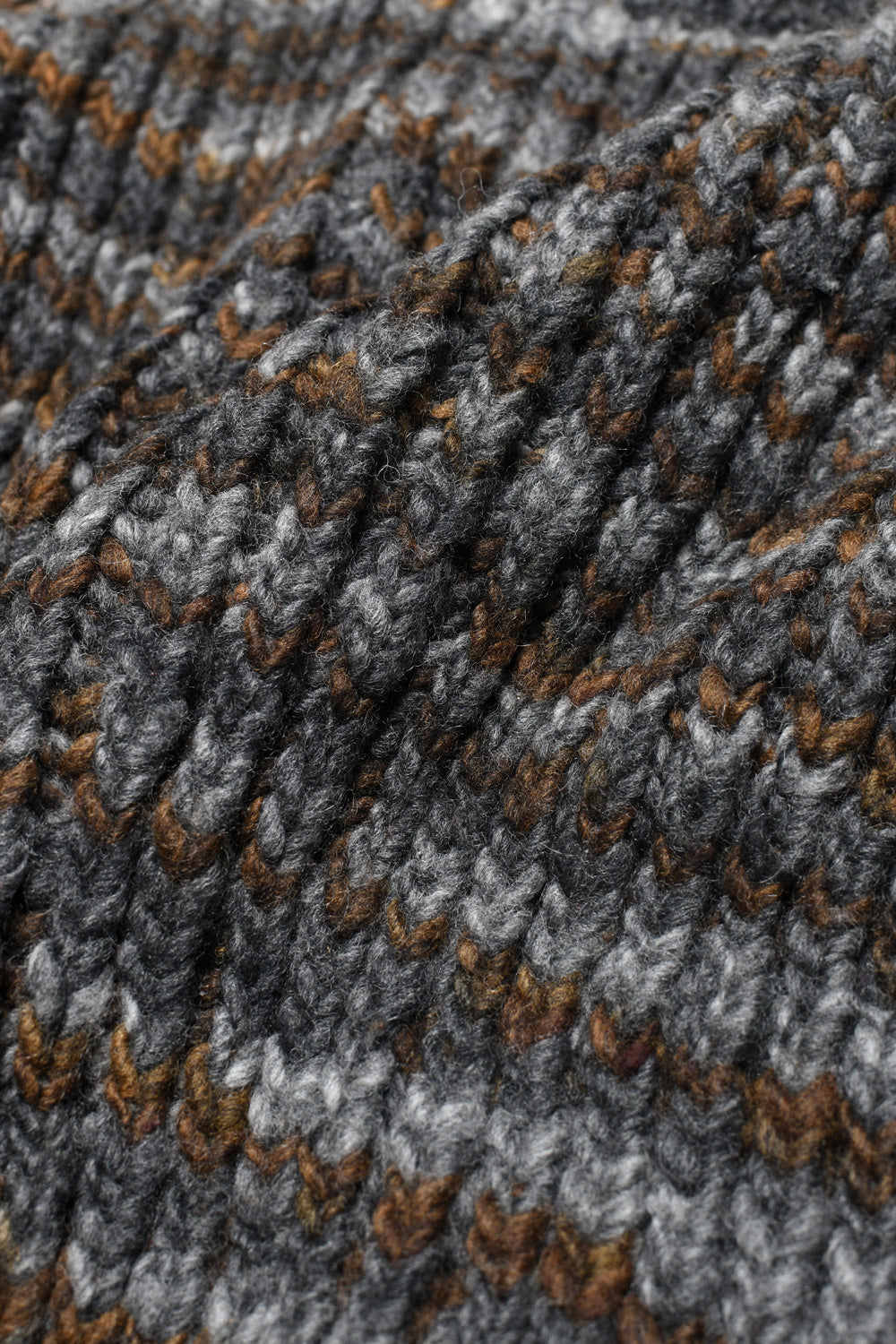 Mix Stripe Pullover - Black x Grey