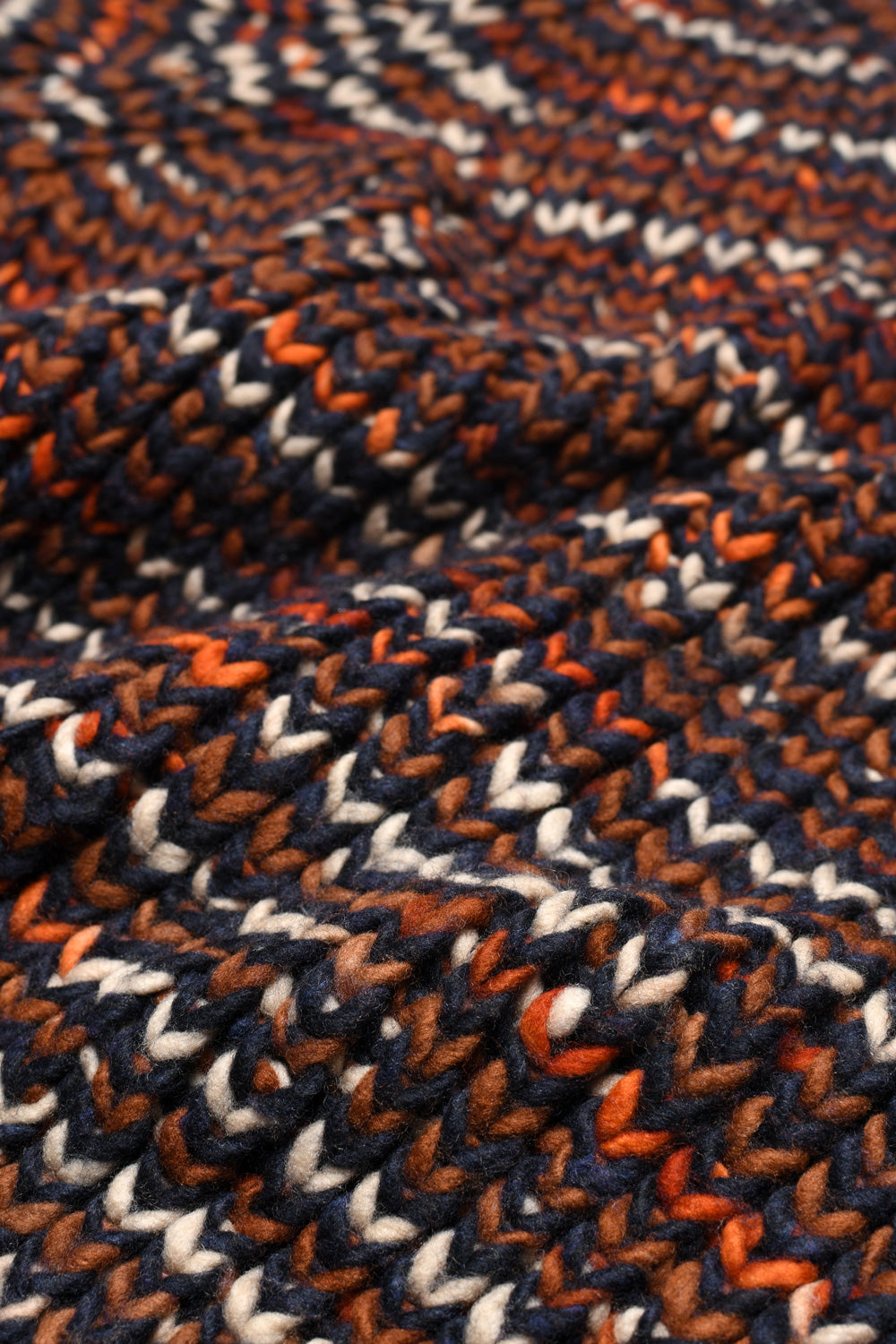 Mix Stripe Pullover - Dk. Navy