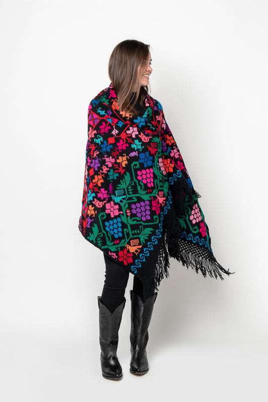 Embroidery Shawl - Arbol De La Vida (Tree of Life) C