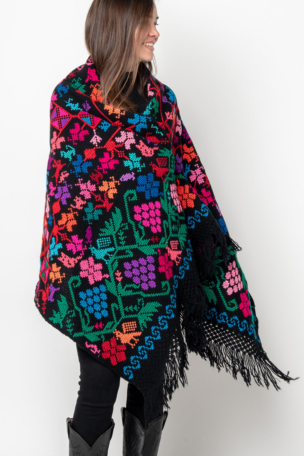 Embroidery Shawl - Arbol De La Vida (Tree of Life) C