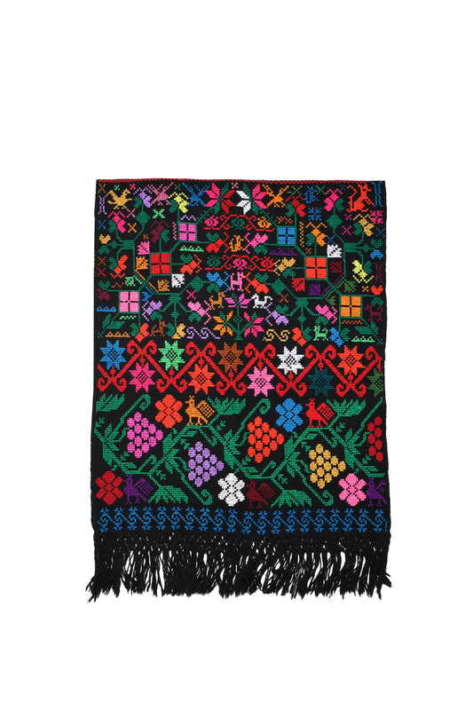 Embroidery Shawl - Arbol De La Vida (Tree of Life) E
