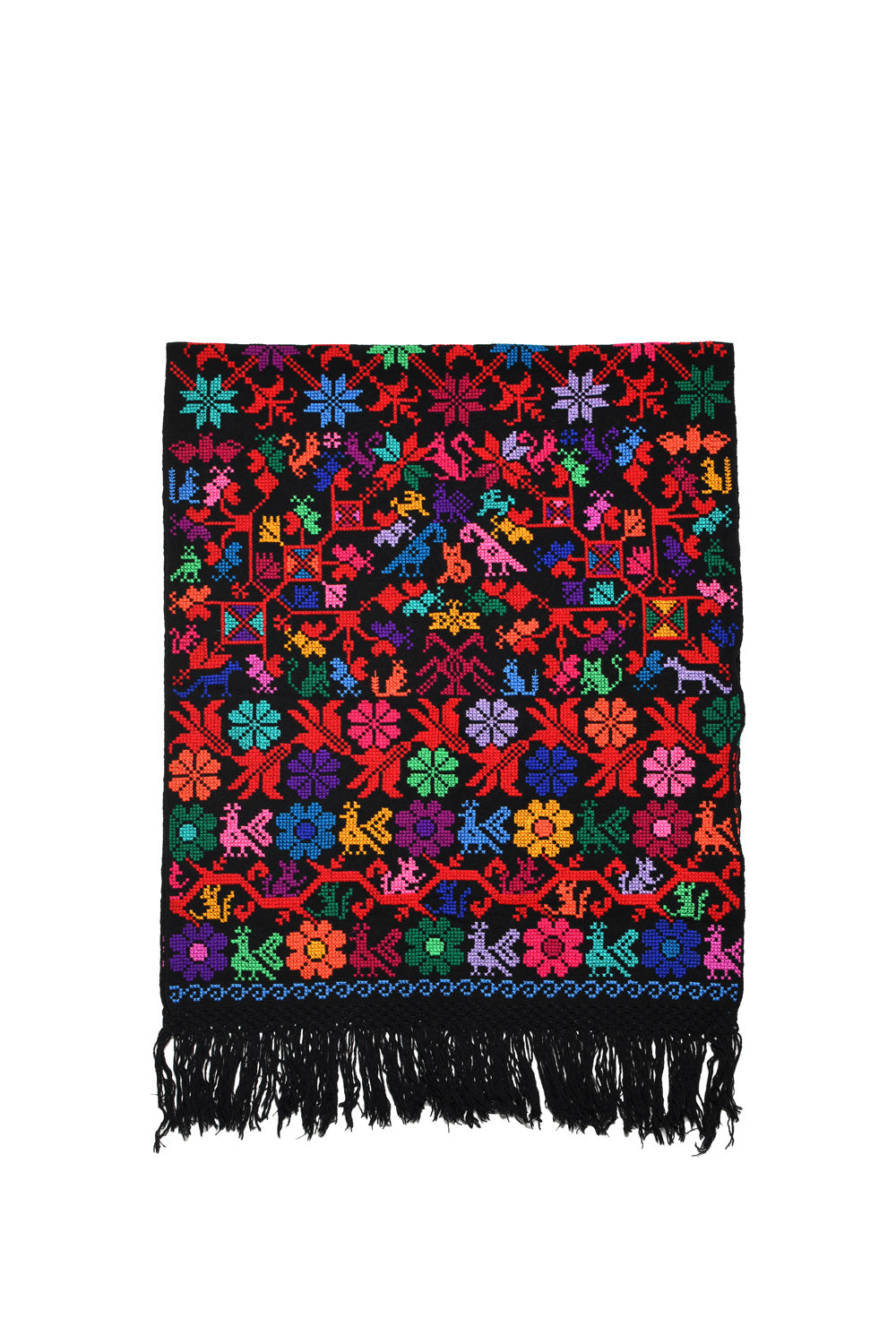 Embroidery Shawl - Arbol De La Vida (Tree of Life) H