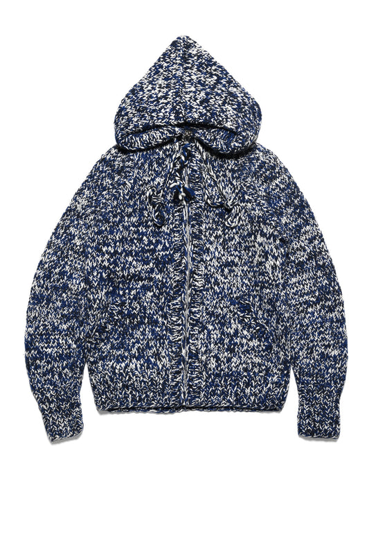 Mix Heather Hoodie - DK. Navy Mix