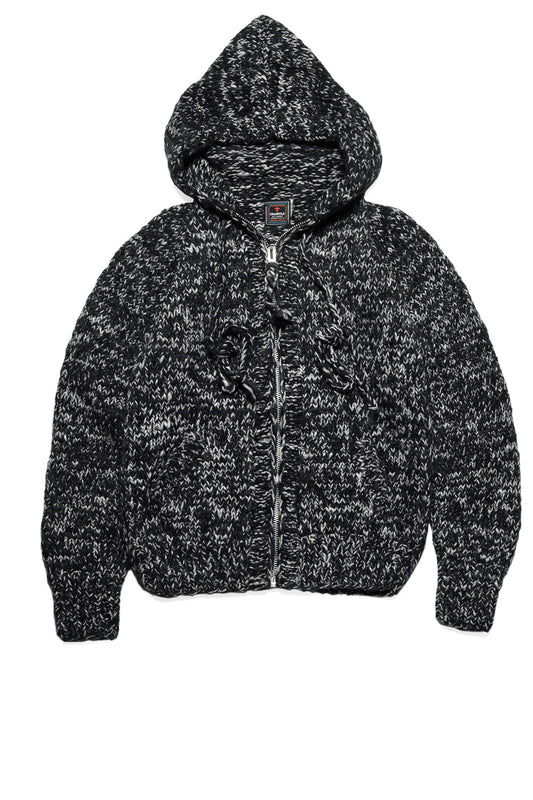 Mix Heather Hoodie - Black Mix