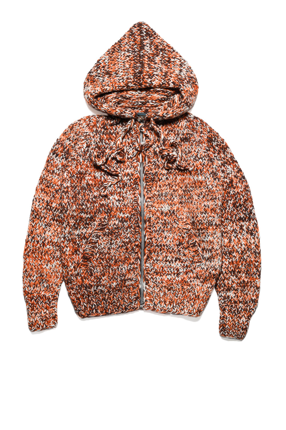 Mix Heather Hoodie - Orange Mix