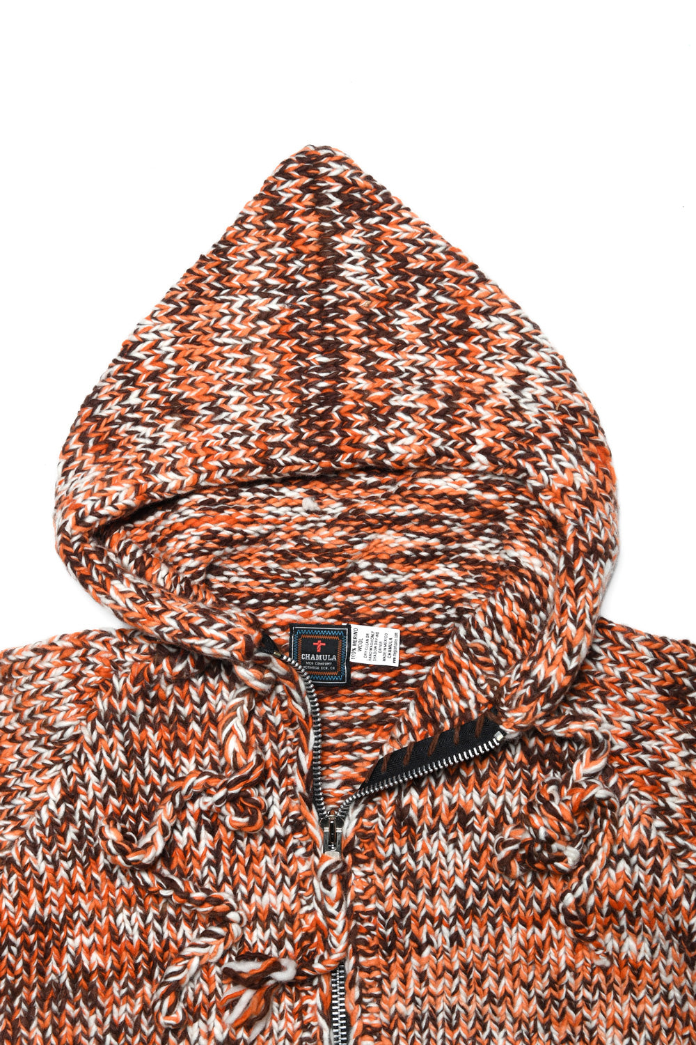 Mix Heather Hoodie - Orange Mix