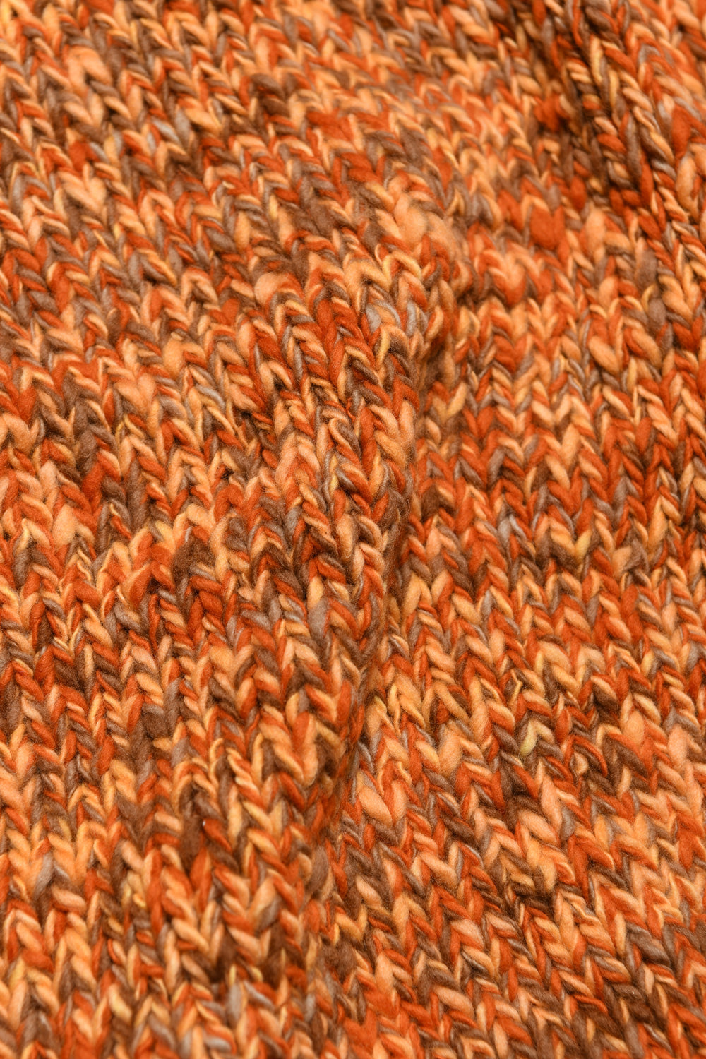 Mix Heather Crewneck Pullover - Dk. Orange Mix
