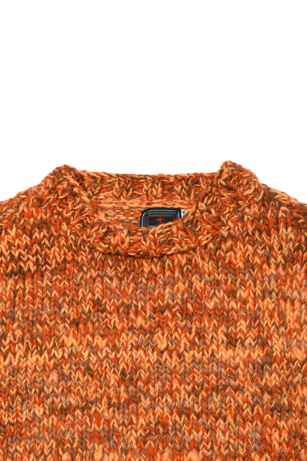 Mix Heather Crewneck Pullover - Dk. Orange Mix