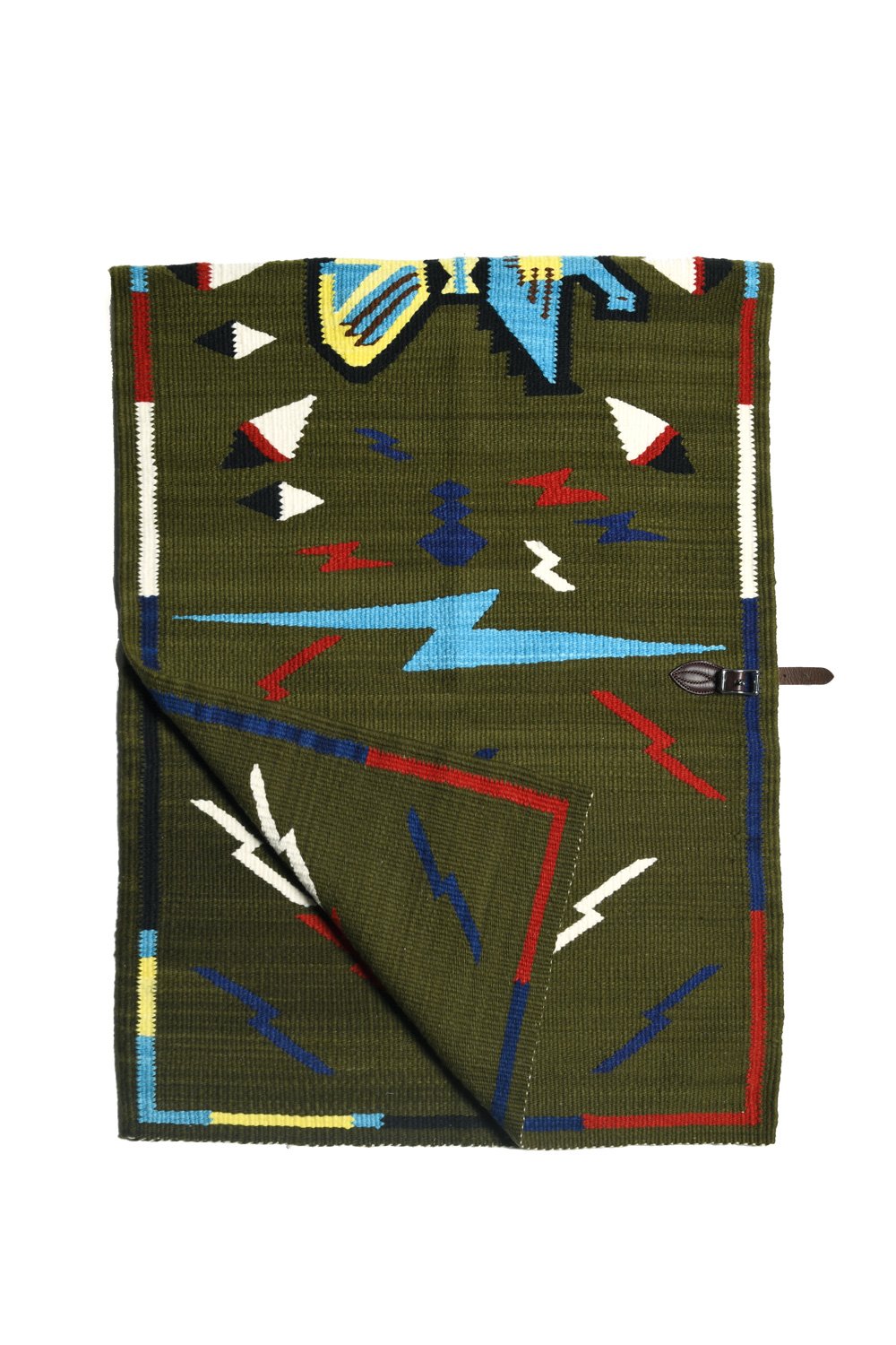 Merino Wool Blanket Poncho - Thunderbird