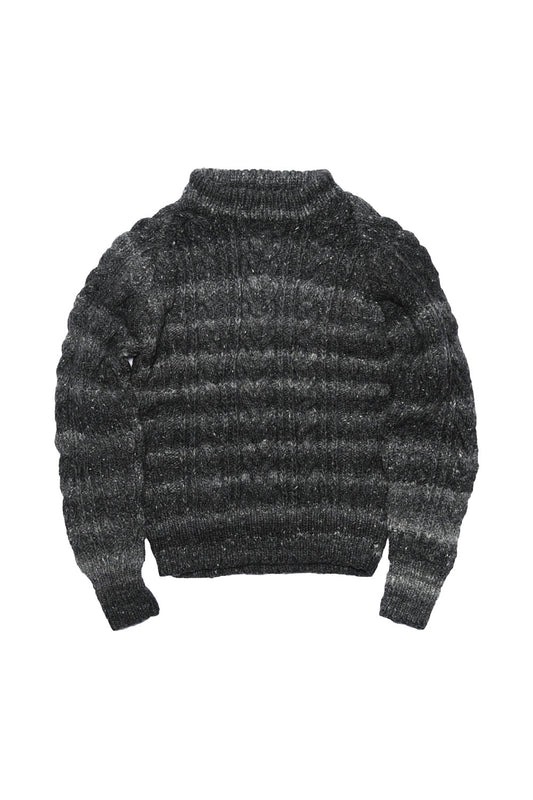 Fisherman Pullover - Grey Heather