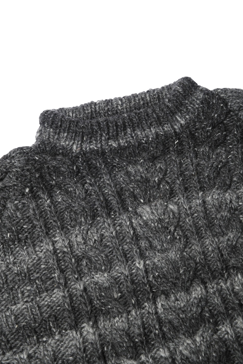 Fisherman Pullover - Grey Heather