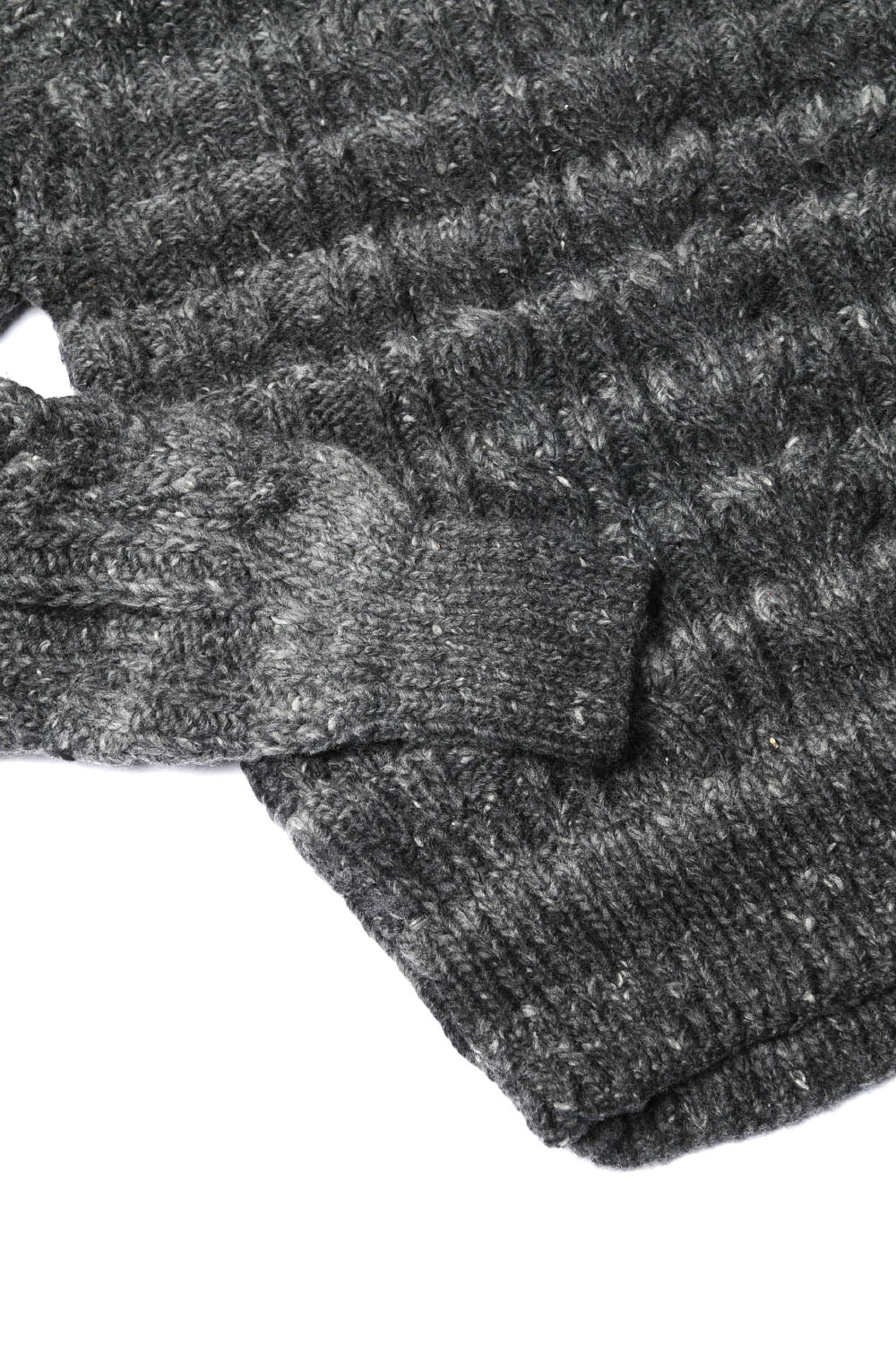 Fisherman Pullover - Grey Heather