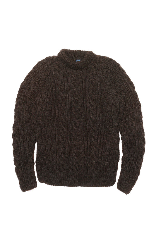 Fisherman Pullover - Chocolate