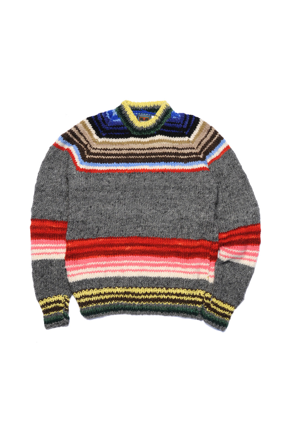 Serape Pullover - Grey