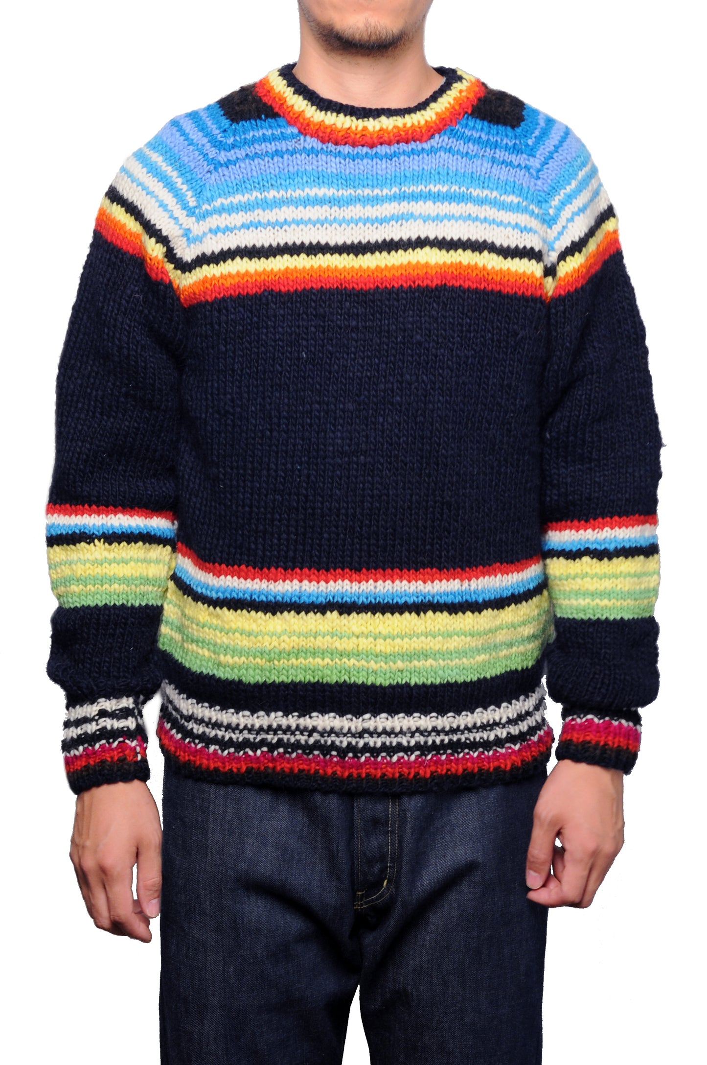 Serape Pullover - Grey