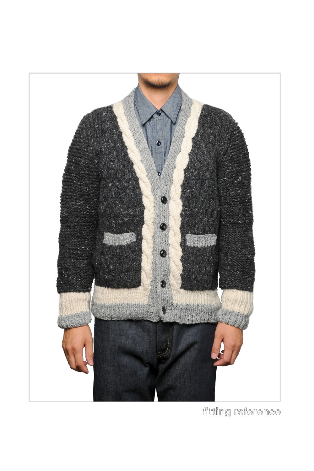 Campus Cardigan - Grey