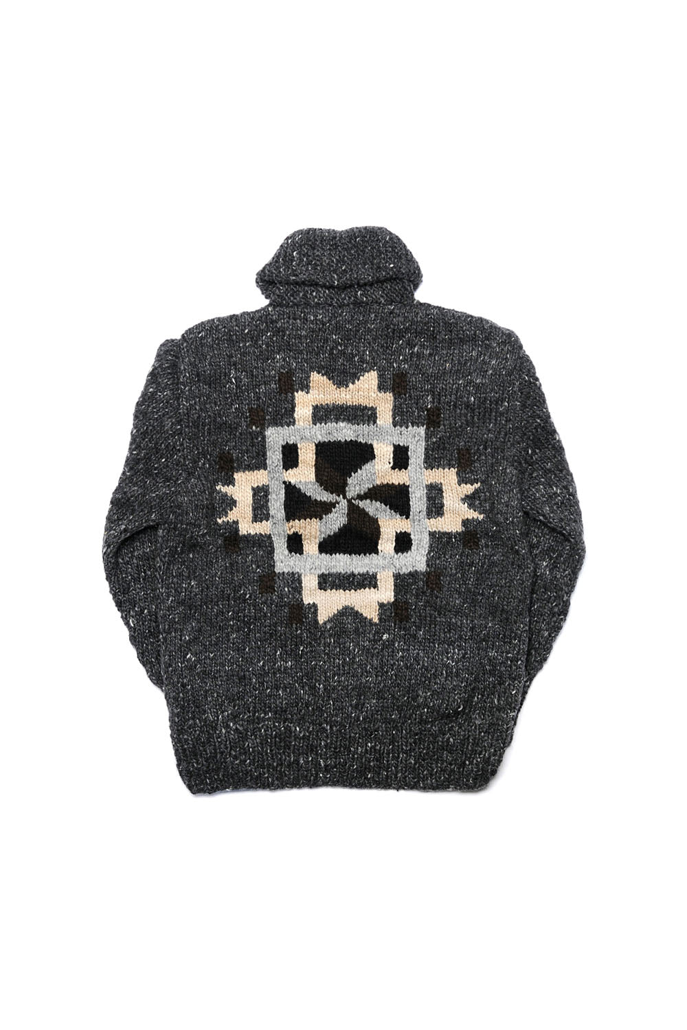 Chimayo Set-in Zipper Cardigan - Ox Grey