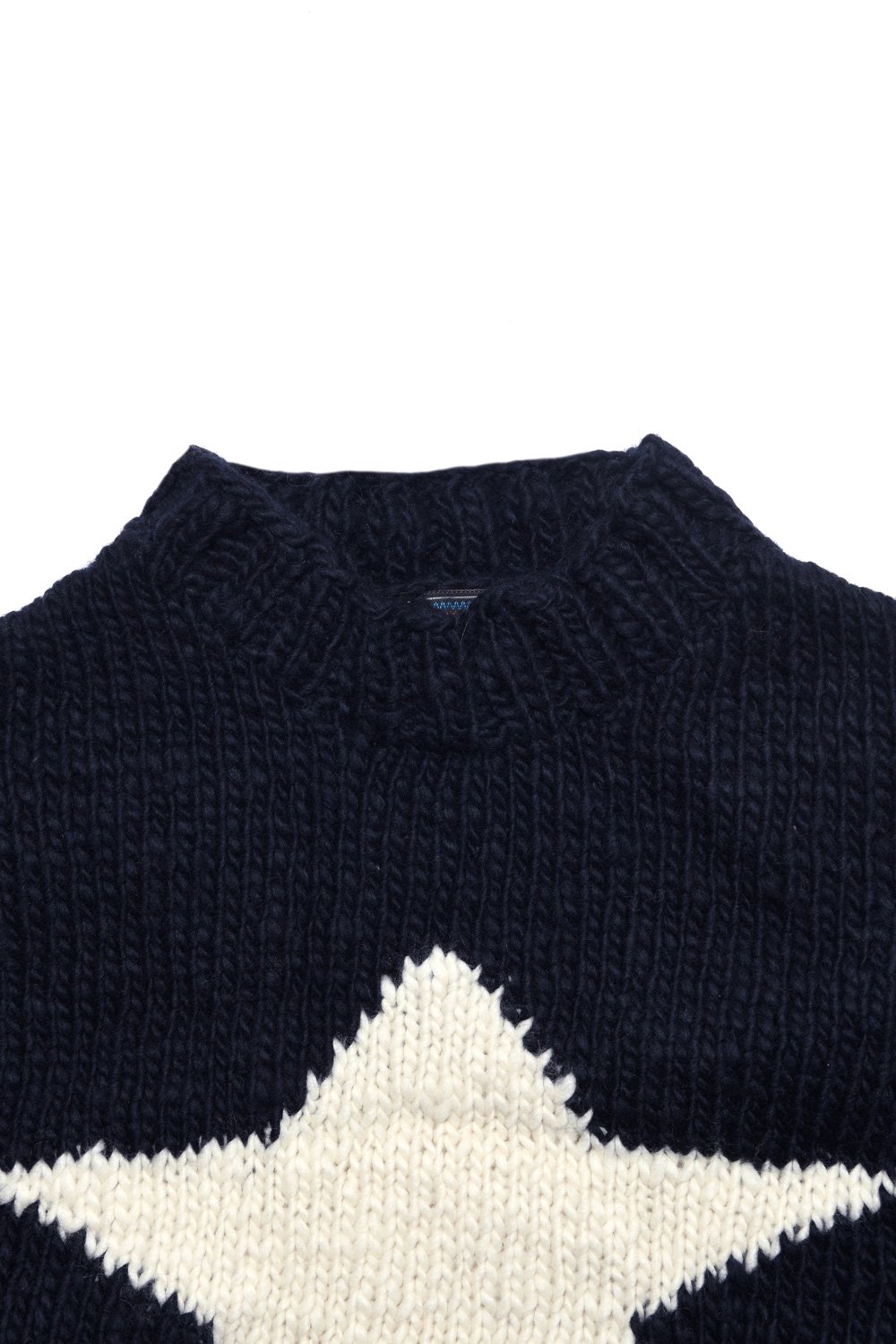 Star Pullover - Navy x Ivory