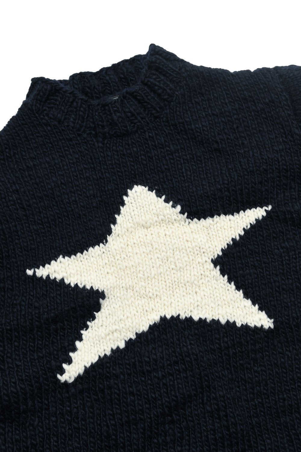 Star Pullover - Navy x Ivory