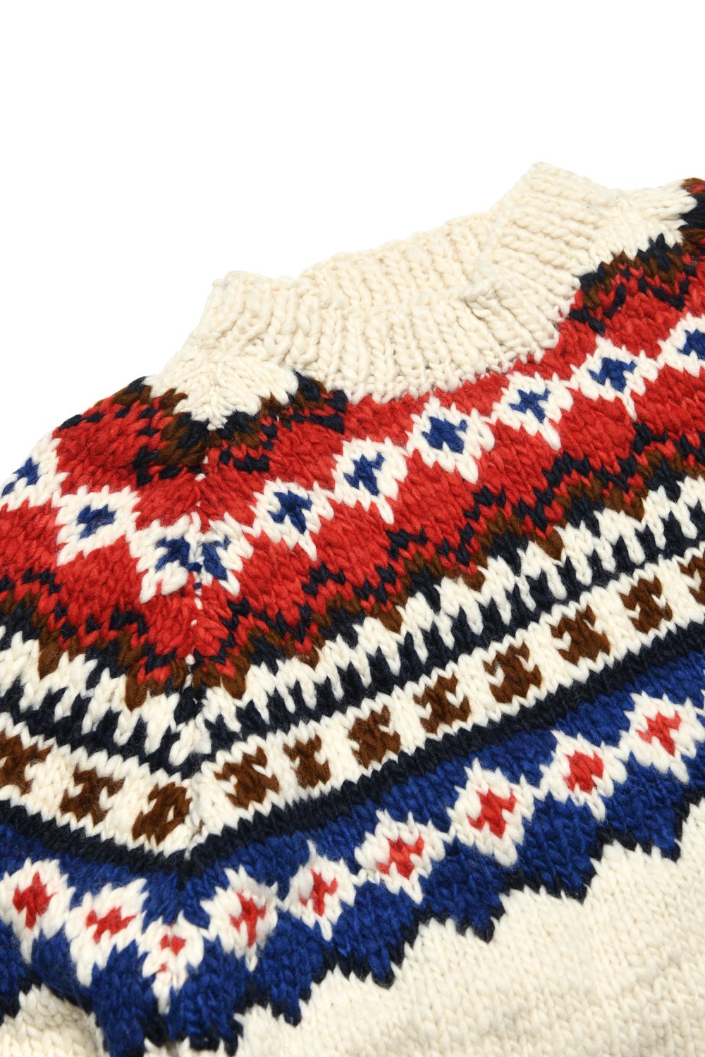 Fair Isle #3 Pullover - Ivory #3