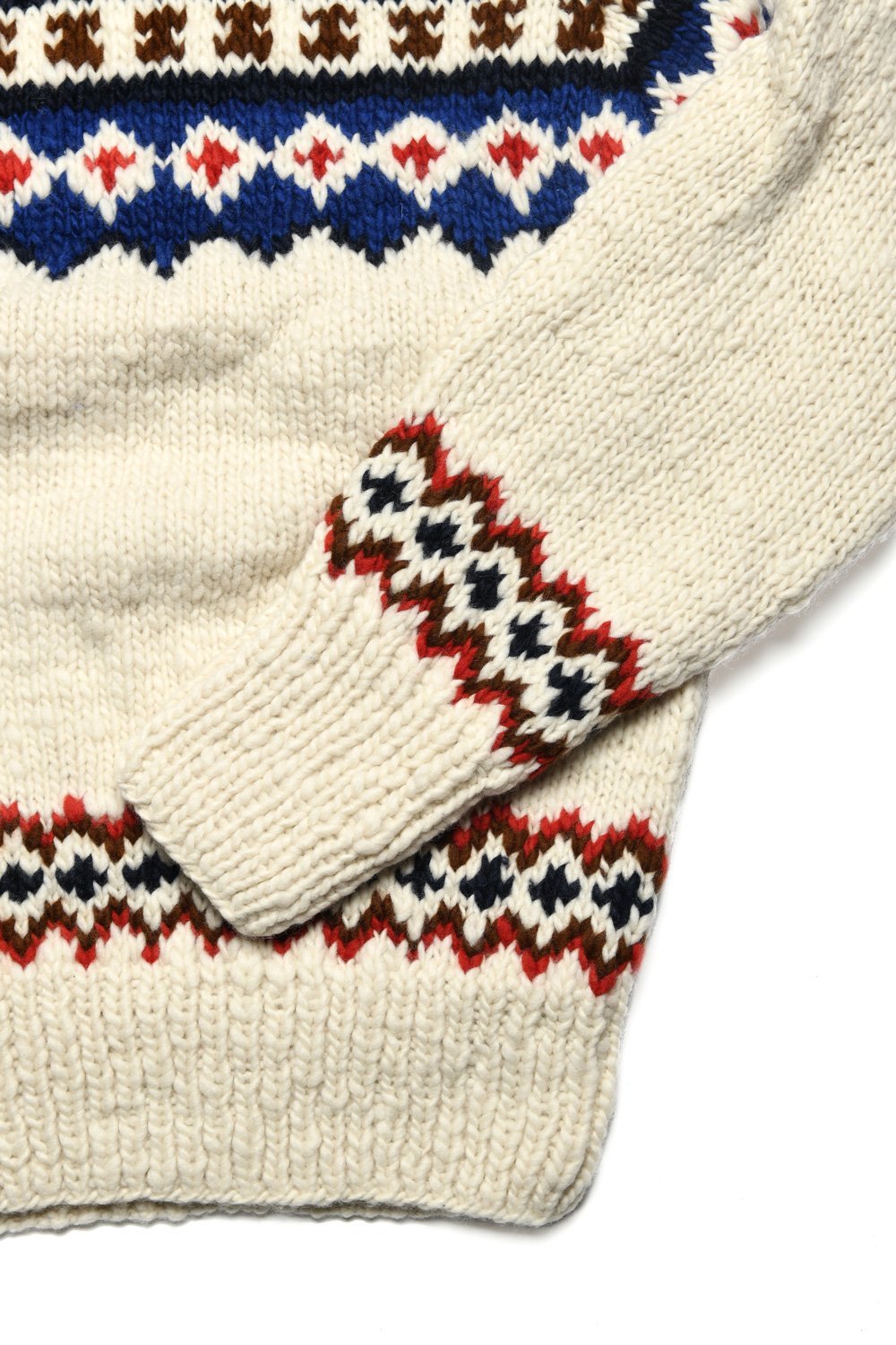 Fair Isle #3 Pullover - Ivory #3