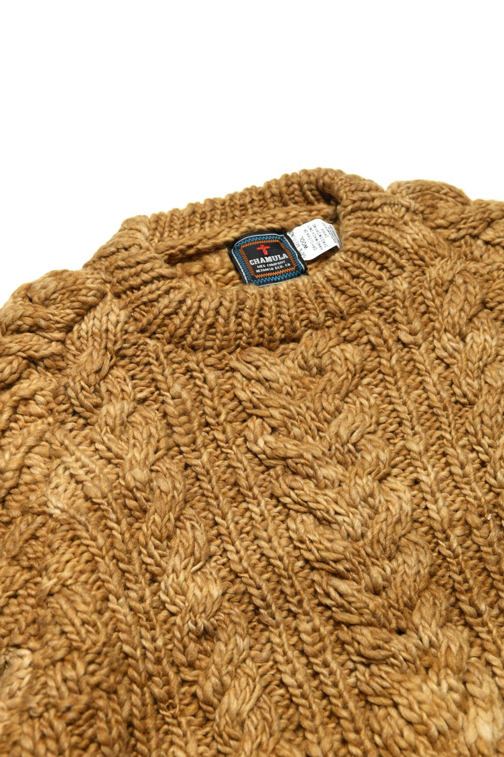 Fisherman Pullover - Dk. Gold