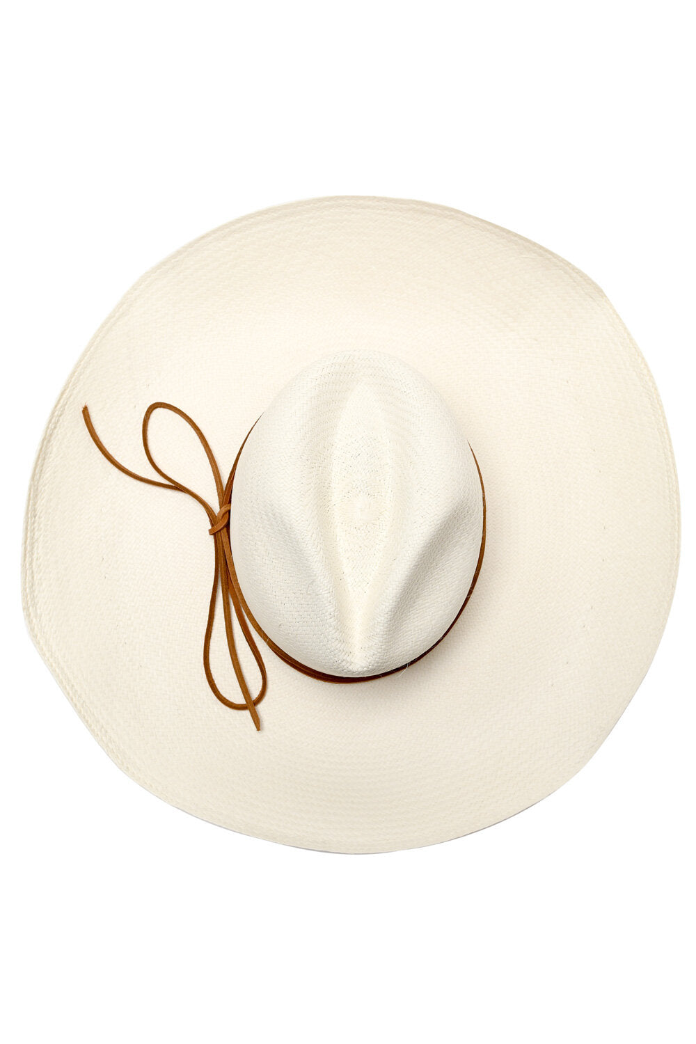 Llano Cuenca Fedora Ala Grande - Blanco