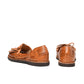 Back angle of breathable Chamula leather huarache sandal – spring summer collection