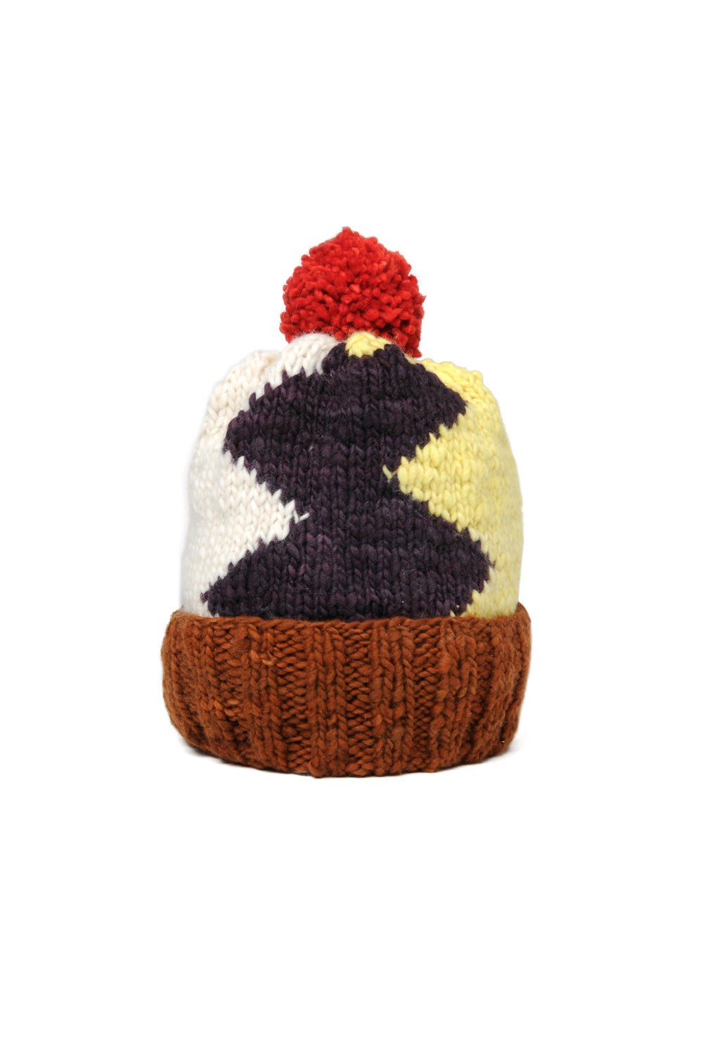 Double Cuff Cap Lightning - Red Rust