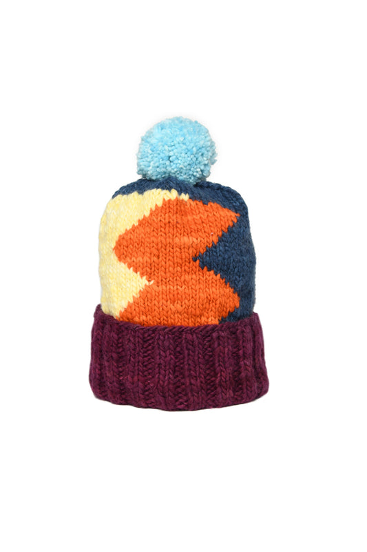 Double Cuff Cap Lightning - Raspberry