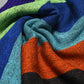 8 Color Combi Scarf - Black x Lt Green [Narrow]