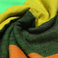 4 Color Combi Scarf - Lime x Orange [Narrow]