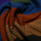 8 Color Combi Scarf - Black x Grey [Narrow]