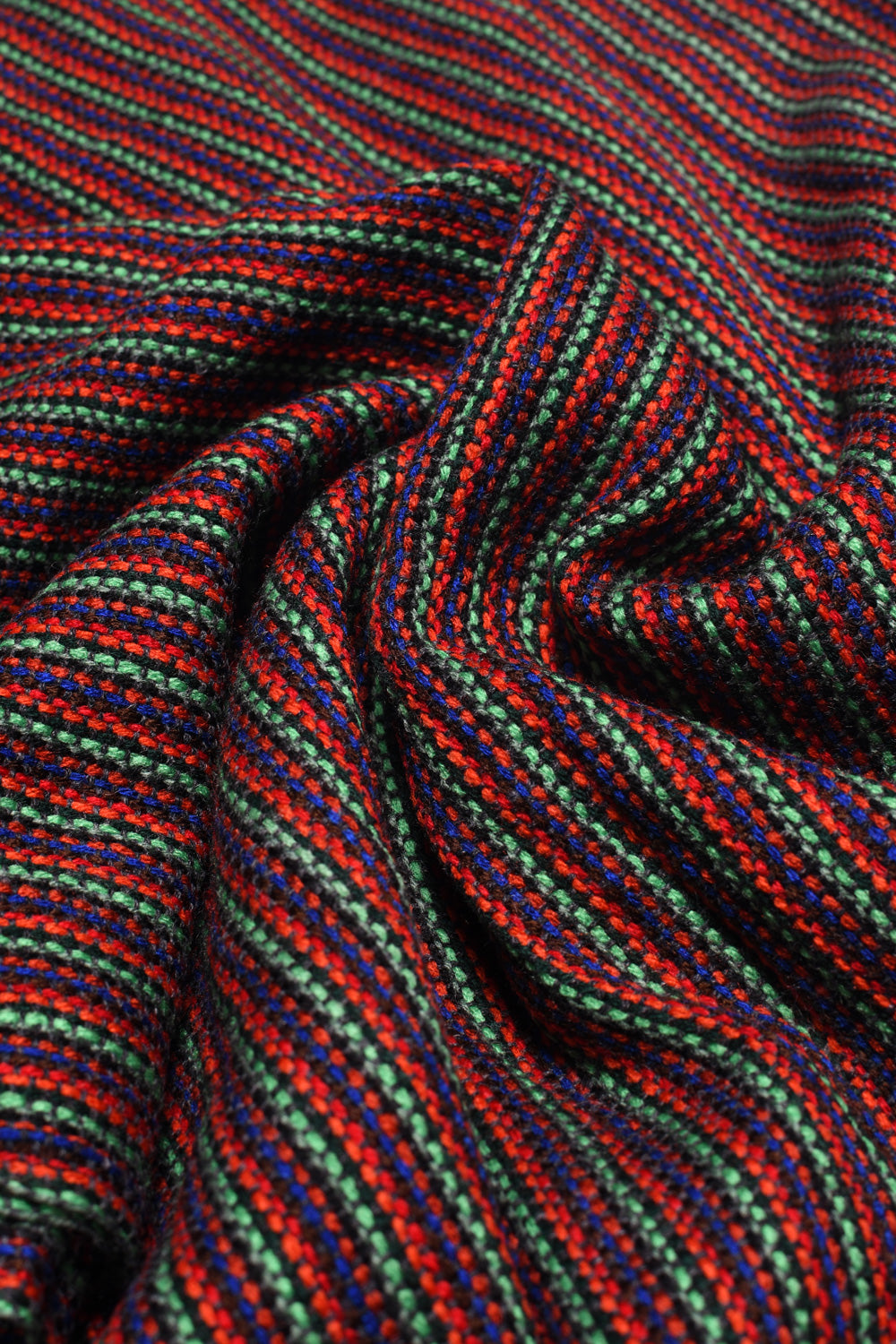 Multi Pin Stripe Scarf - Charco [Narrow]