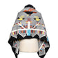 Merino Wool Blanket Poncho - Navajo Birds