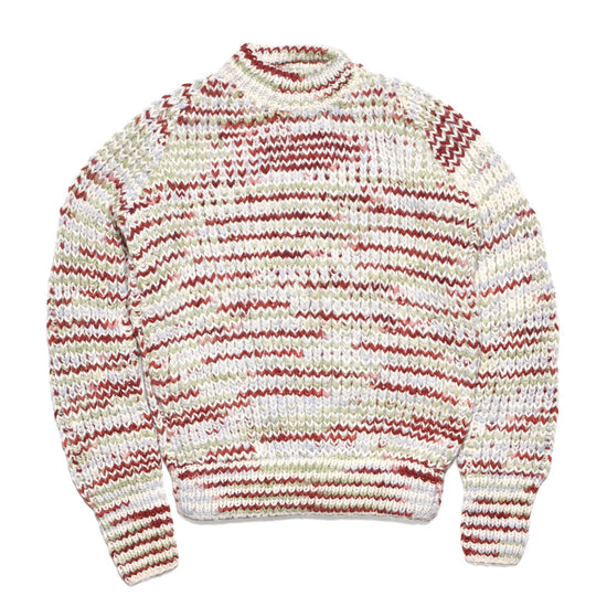 Mix Stripe Pullover - Ivory