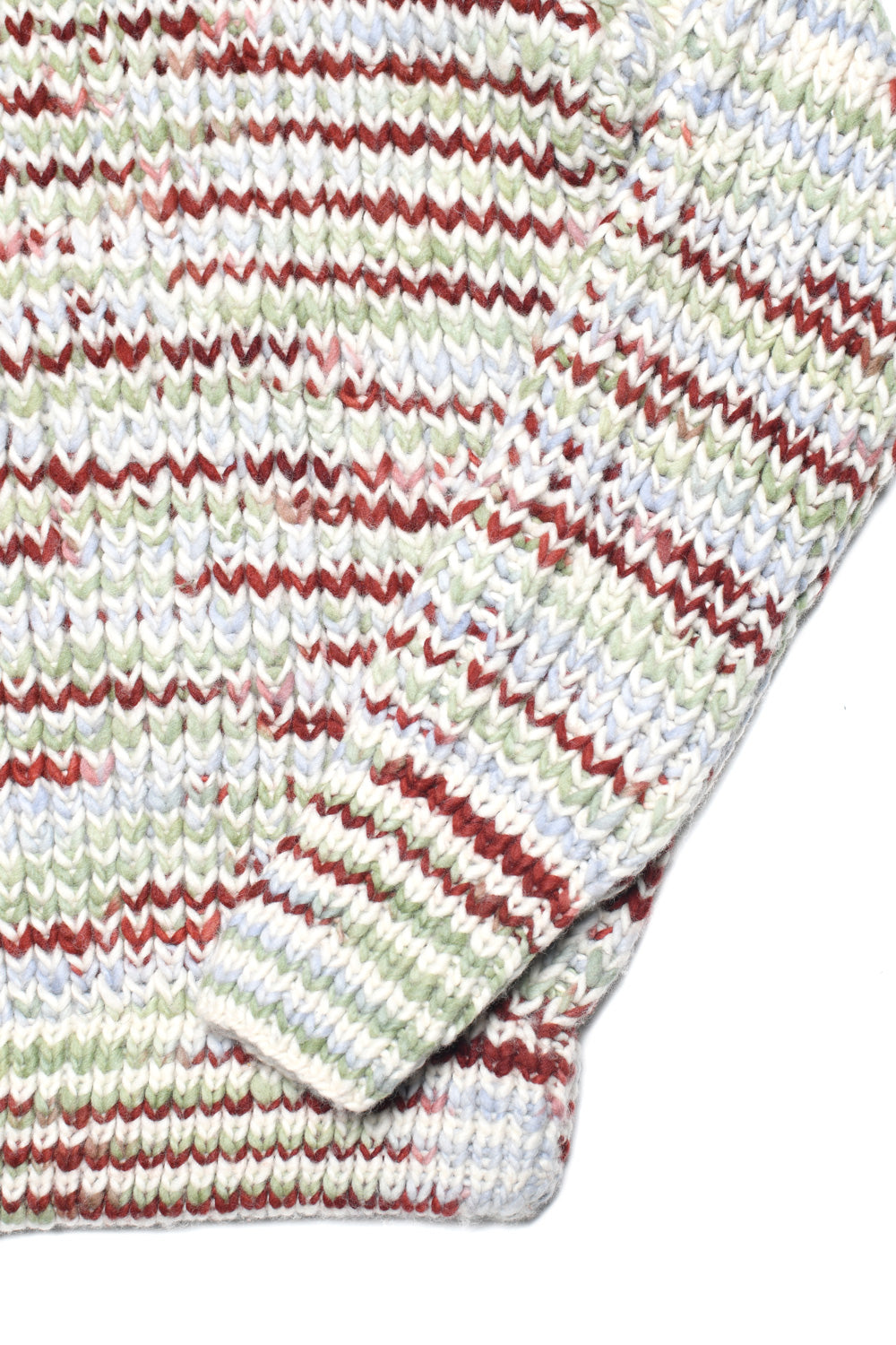 Mix Stripe Pullover - Ivory