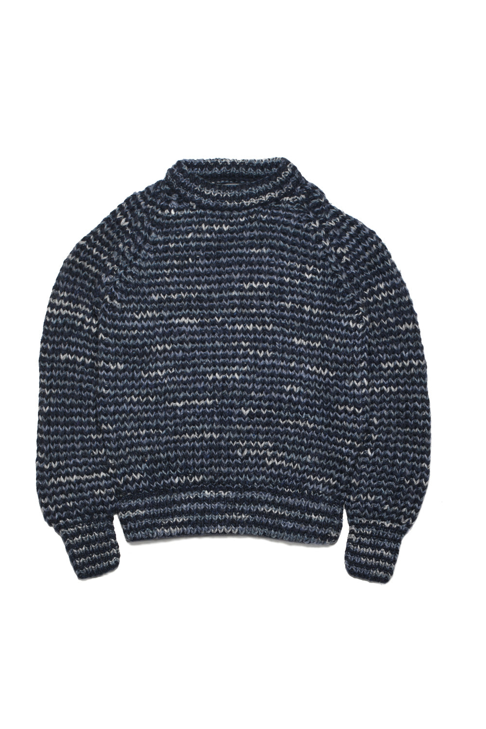 Mix Stripe Pullover - Navy