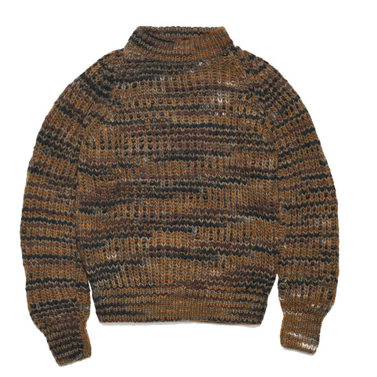 Mix Stripe Pullover - Dk. Olive