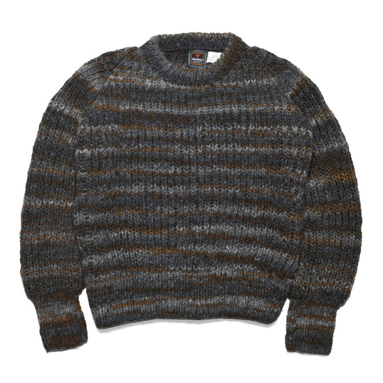 Mix Stripe Pullover - Black x Grey