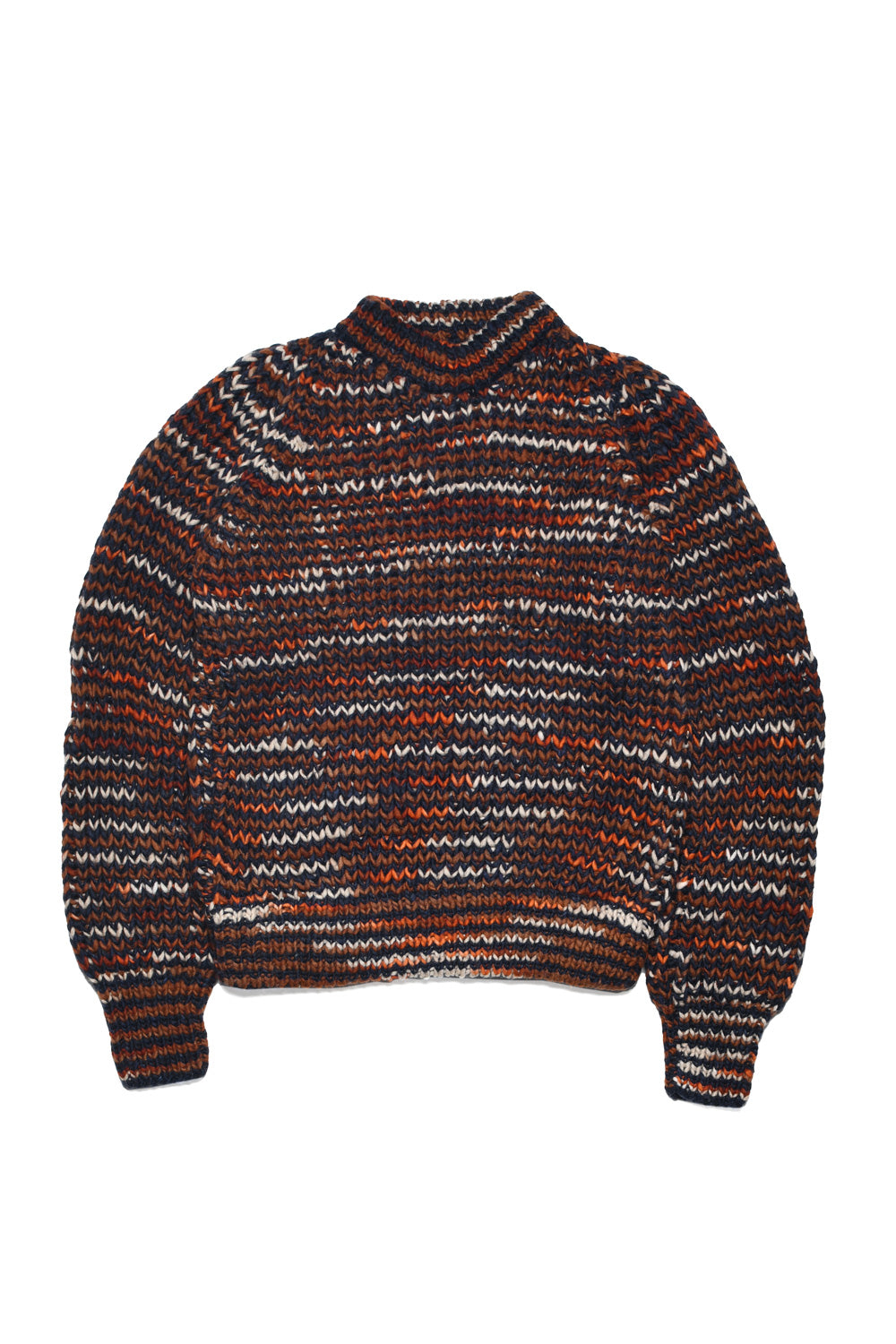 Mix Stripe Pullover - Dk. Navy
