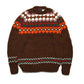 Fair Isle #3 Pullover - Brown